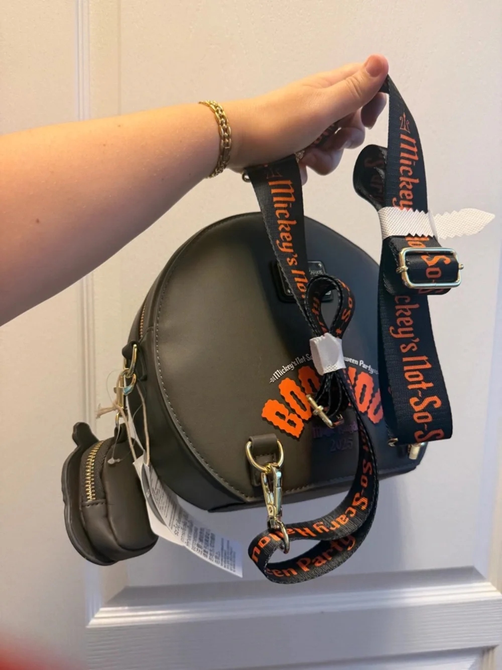 Authentic Disney Halloween Castle Round Bag - NWT